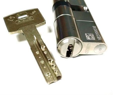 Механизм цилиндровый Abus Vela MX (Абус Вела) 80мм (40*40) никель, кл/кл