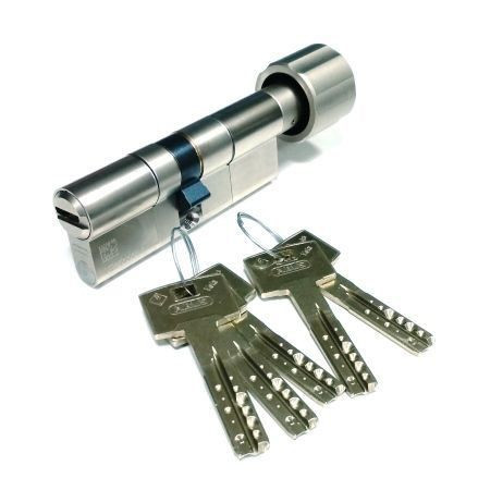 Механизм цилиндровый Abus Vela MX (Абус Вела) 100мм (45*55) никель, кл/верт